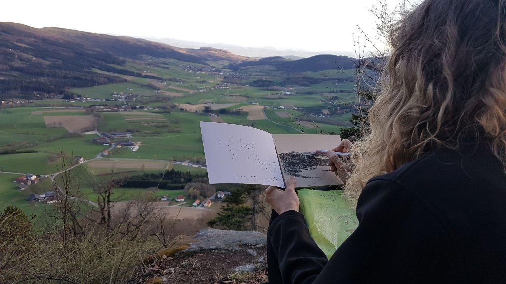 Wandern Zeichnen Natur Tiere Wald Berge Alpen